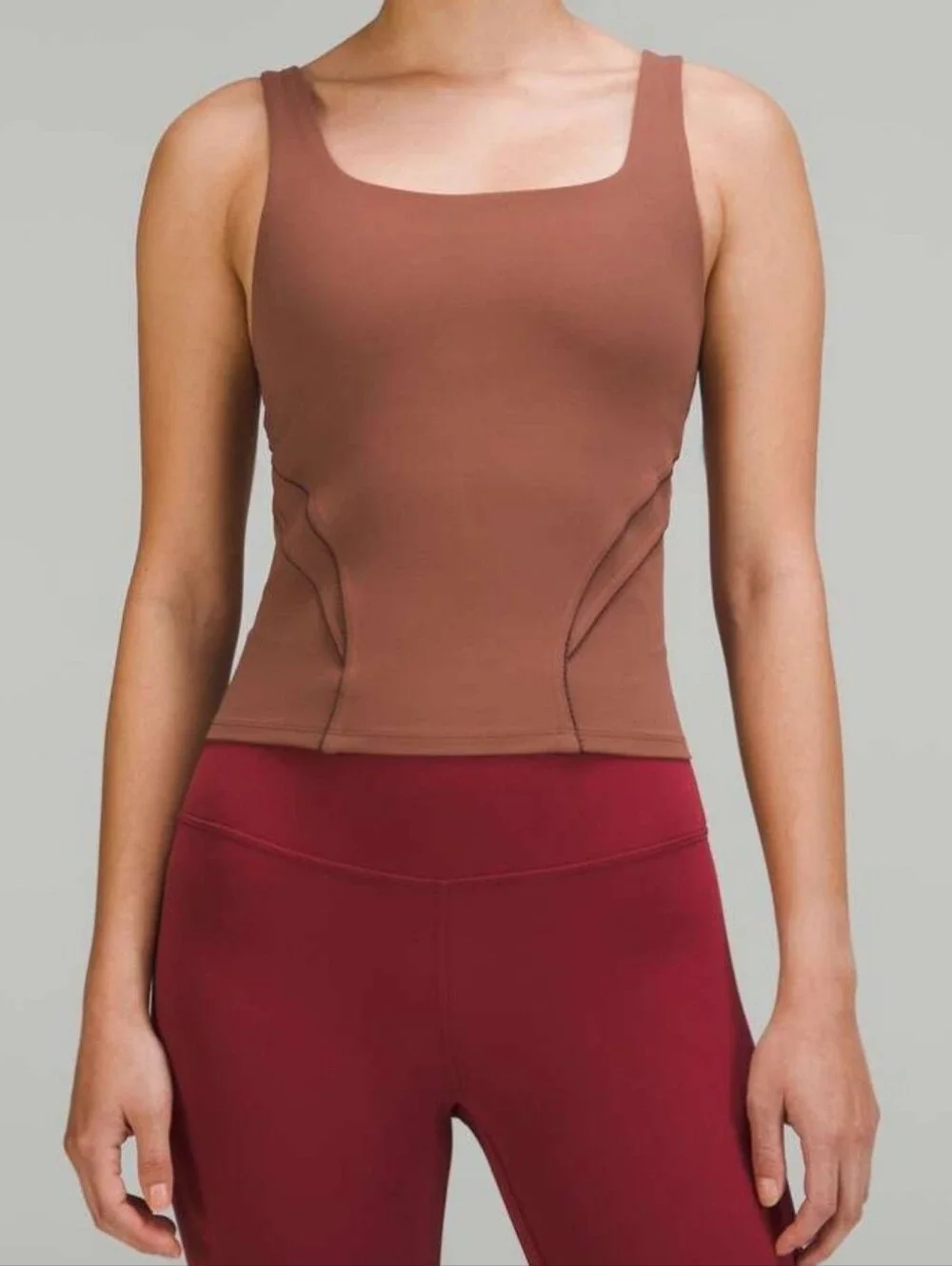 Lululemon Nulu and Mesh-Back Shelf-Bra Yoga Tank Top 10